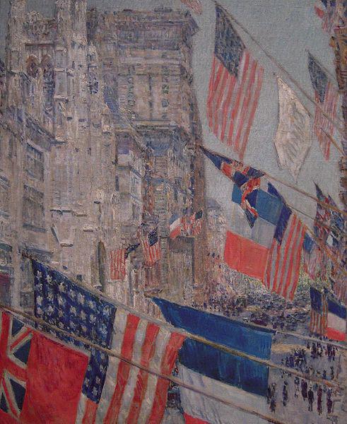Childe Hassam Allies Day, May 1917 oil painting picture
